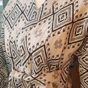 Madewell Arrowhead Kimono Jacquard Wrap Jacket NEW